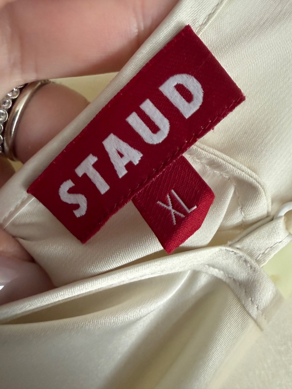 Staud Calluna Dress - Size XL, White - Picture 4 of 5
